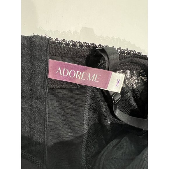Adore Me Andra Unlined Bustier in Black - Picture 4 of 4